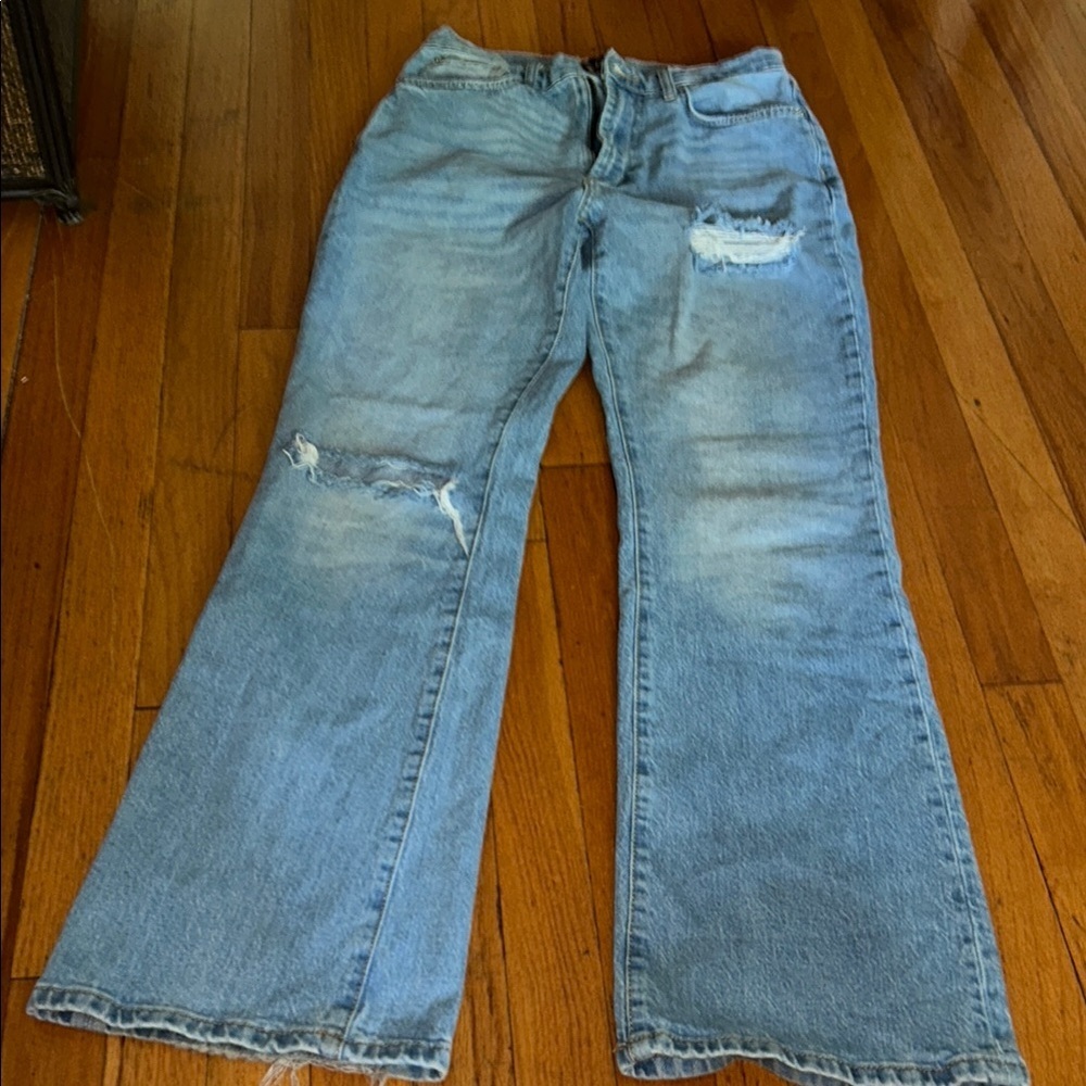 BOG Denim Blue Distressed Jeans